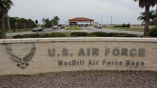 MacDill AFB front gate